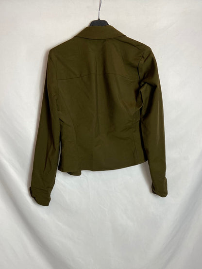 ZARA. Green cropped shirt. TS