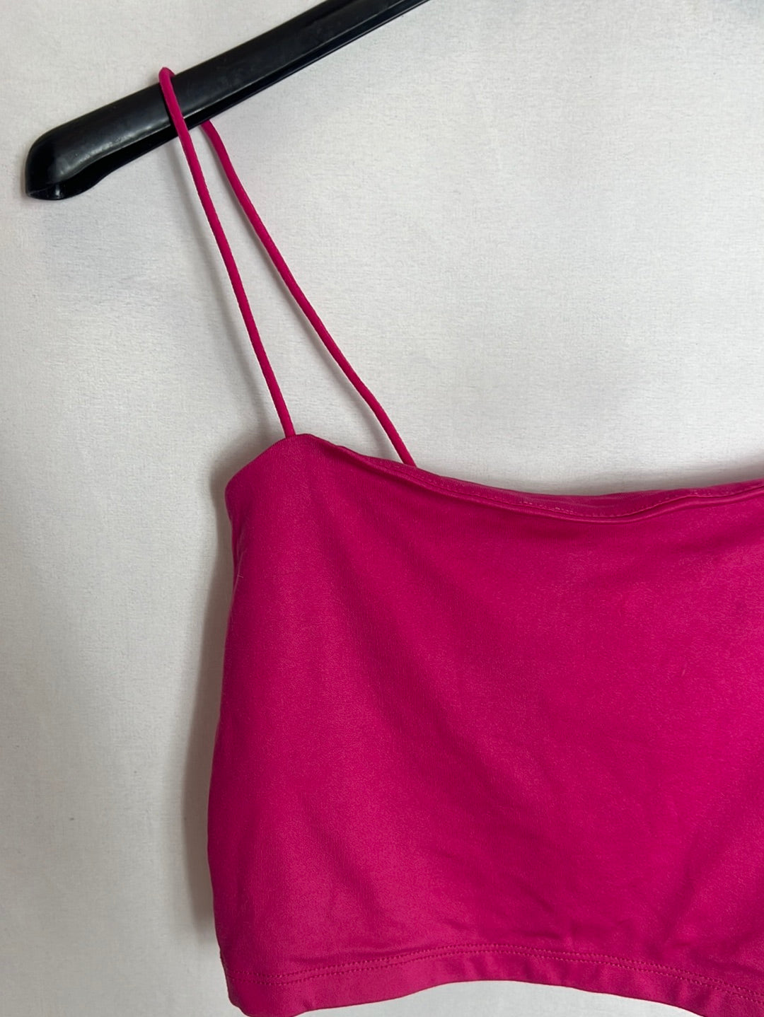 BERSHKA. Pink Lycra Ts Croptop