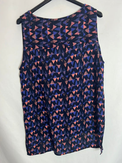 PEPPERCORN. Top estampado fluido TU(L)