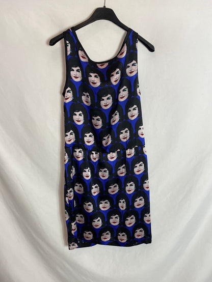 PEPE JEANS. Face-print dress. TL
