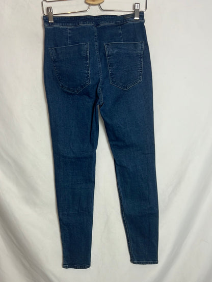 PULL&amp;BEAR. Buttoned denim trousers, size 38