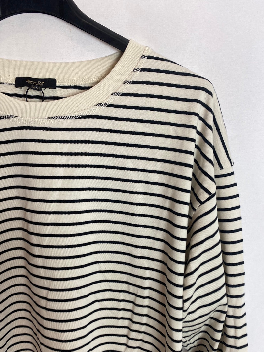MASSIMO DUTTI. Jersei rayas horizontales. T.xs