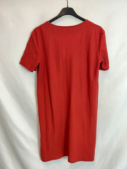 ZARA. Short red couture dress. TM