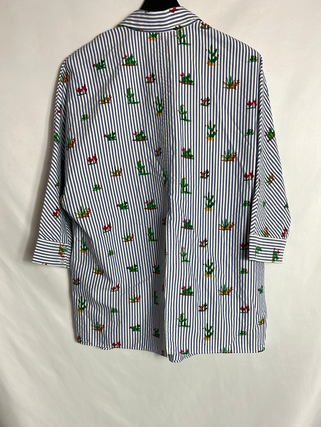 ZARA. Blusa rayas estampada. T S