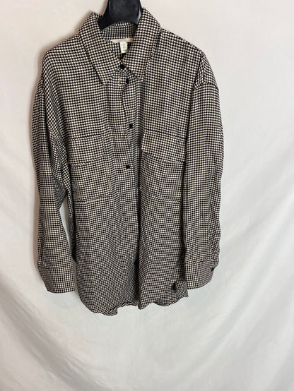 H&M. Camisa oversized pata de gallo. T.S