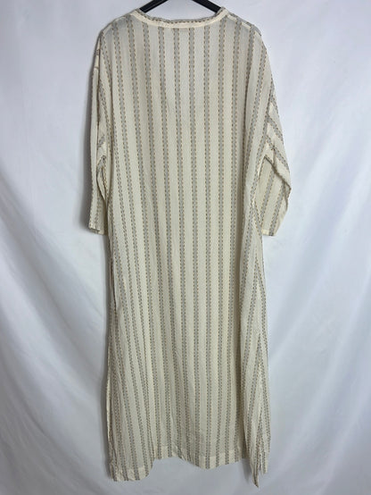 ZARA HOME.  Vestido estilo caftán bordados. T S