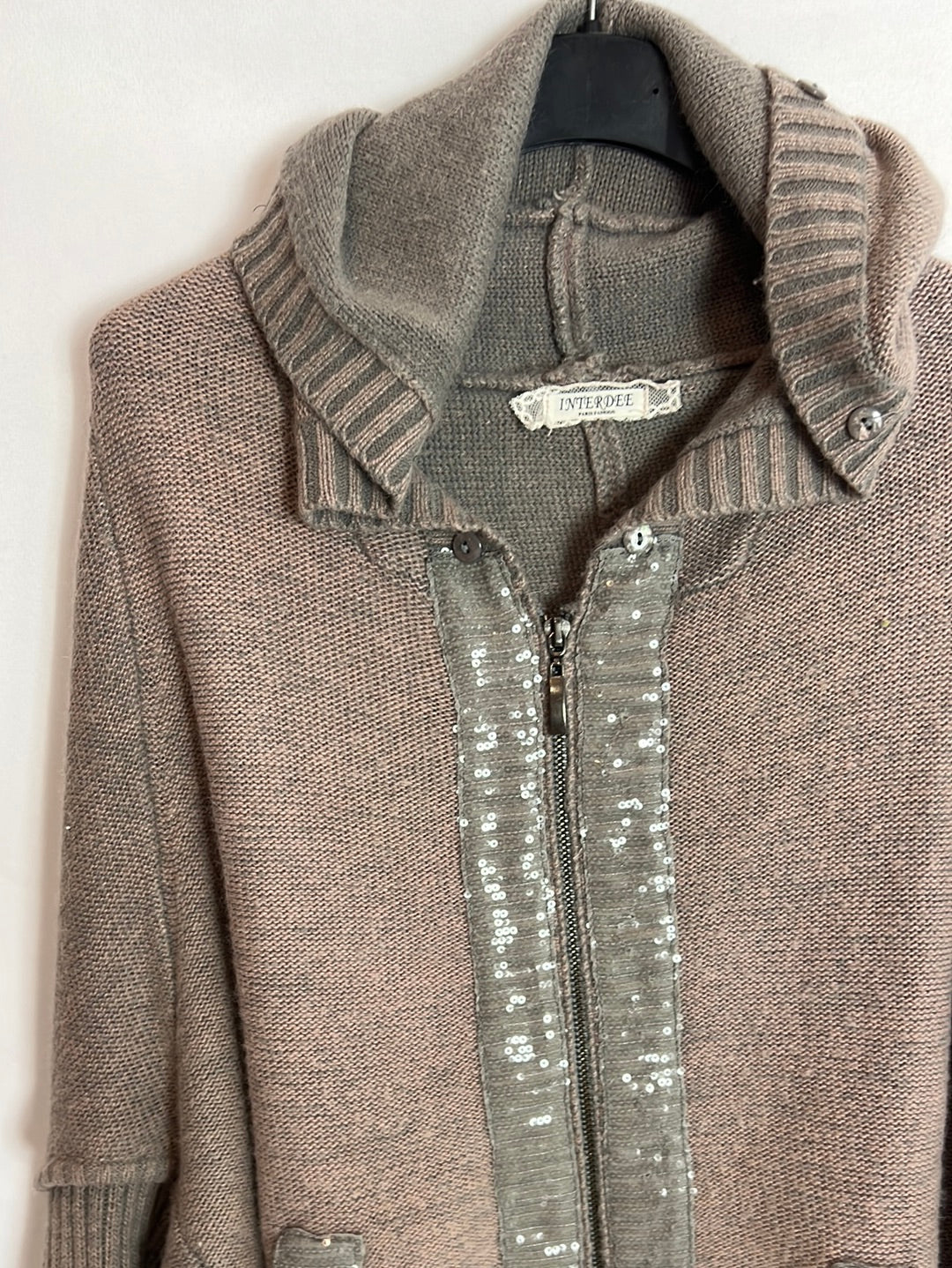 INTERDEE. Sequined flecked sweater YOUR(S)