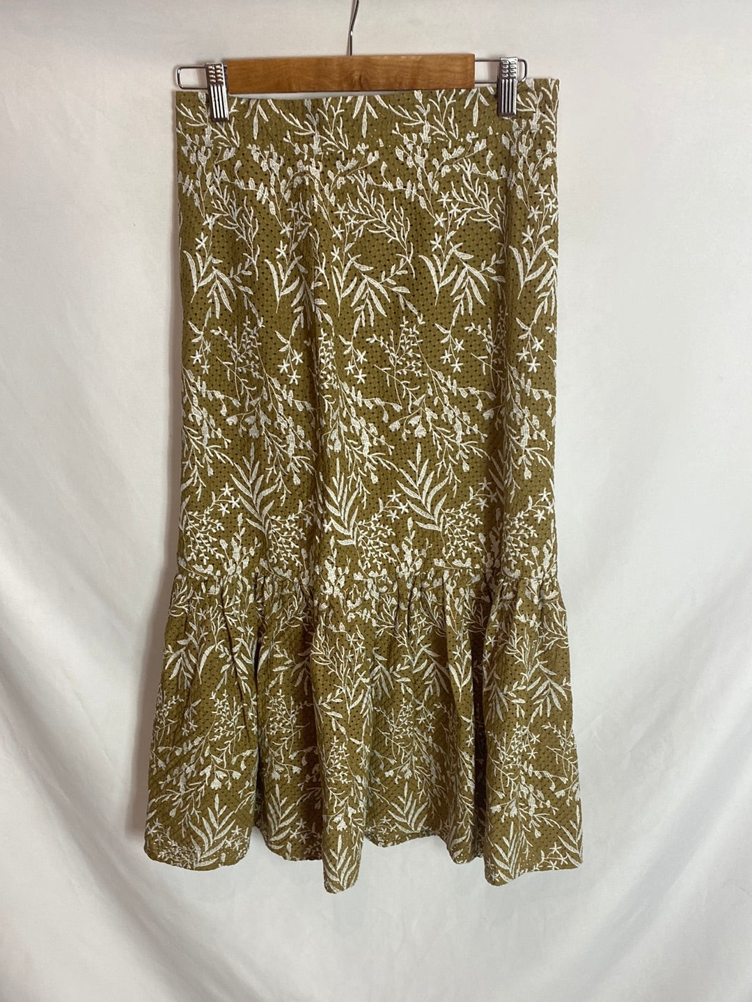 ZARA. Die-cut midi skirt Tm