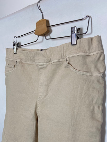 VIOLETA BY MANGO. Beige jeans, size 48