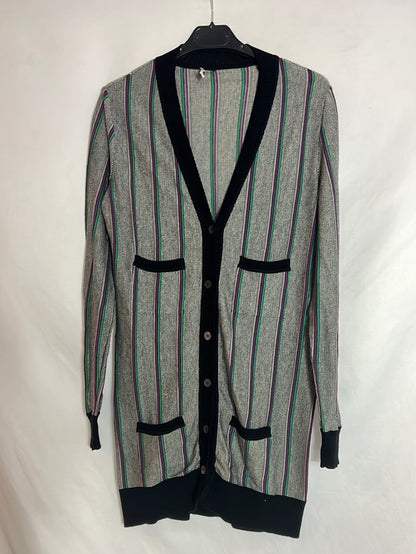 OTRAS. Cárdigan fino bolsillos. T S