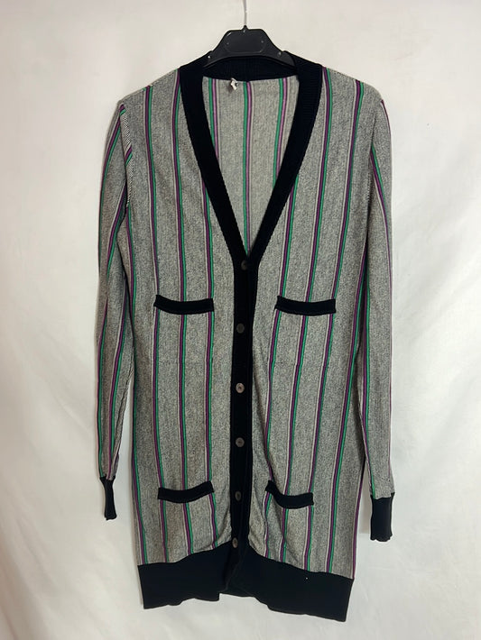 OTRAS. Cárdigan fino bolsillos. T S