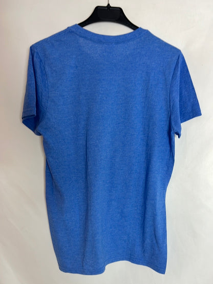 GILDAN. Blue lettering T-shirt. TS