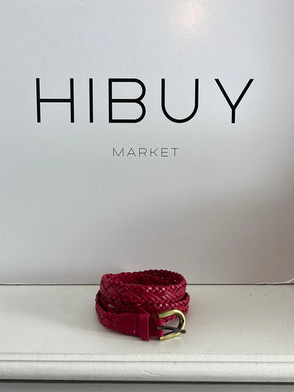 OTHERS. Pink braided belt. Size 110 cm