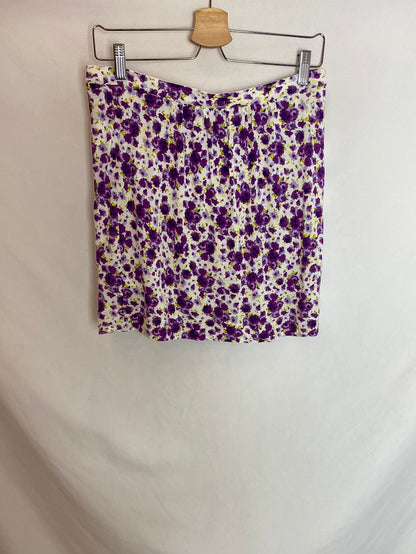 TINTORETTO. Falda blanca flores T.38