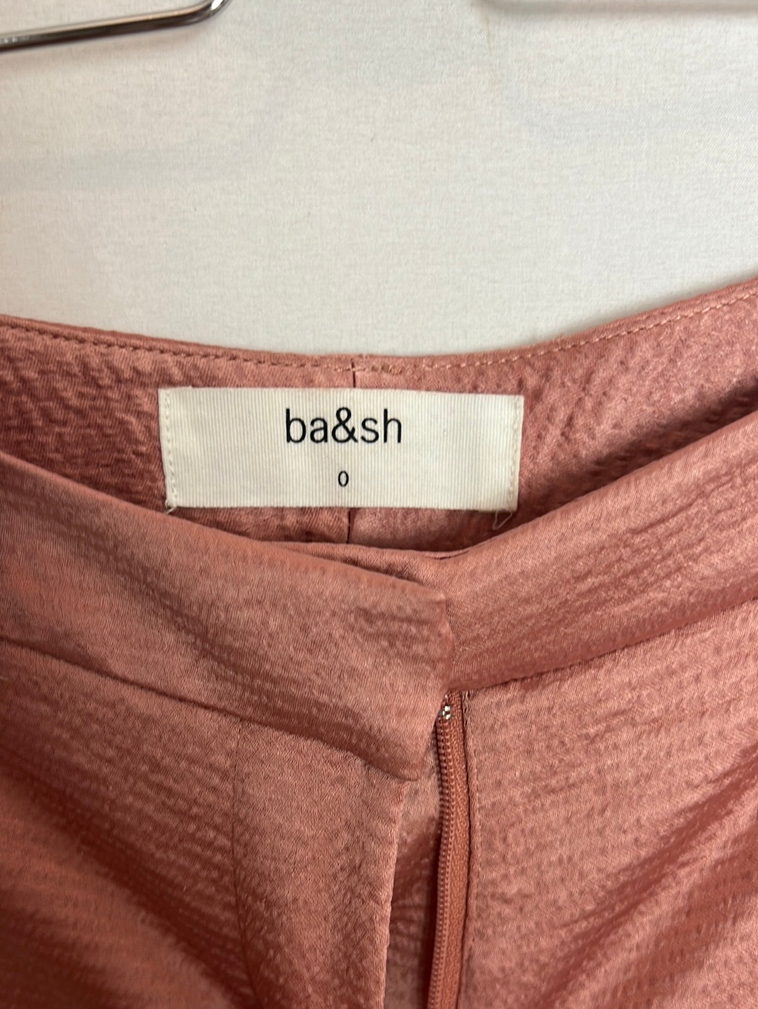 BA&amp;SH. Pink satin dress pants. Size 0 (34)