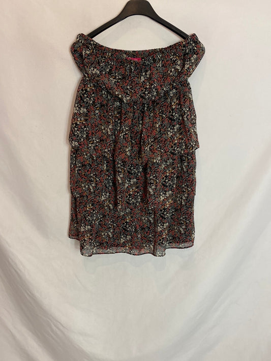 OTHERS. Strapless dress with ruffles. TM