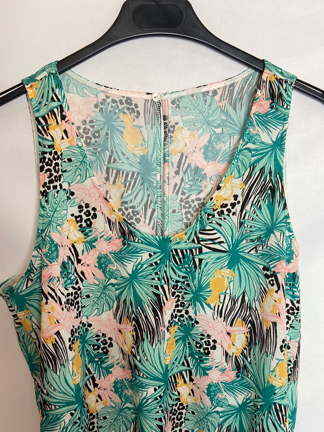 OTRAS. Body verde estampado T. M