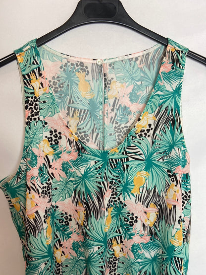 OTRAS. Body verde estampado T. M