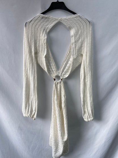 BERSHKA. Crochet dress with TS openings