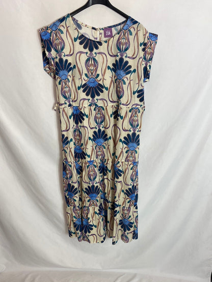 ZUA. Printed midi dress. YOU