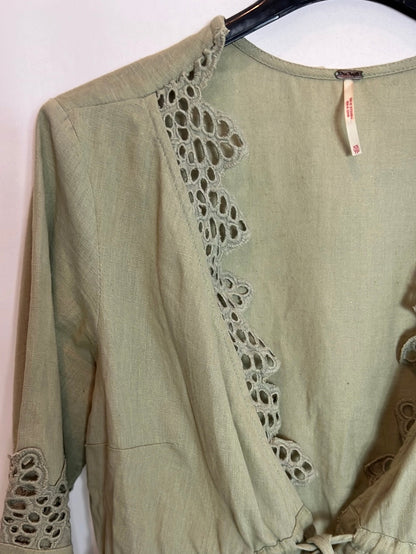 FREE PEOPLE. Green light jacket. Size XS