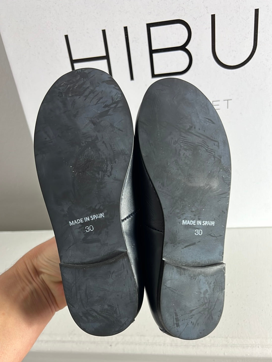 PISAMONAS. Bailarinas piel azul marino. T 30