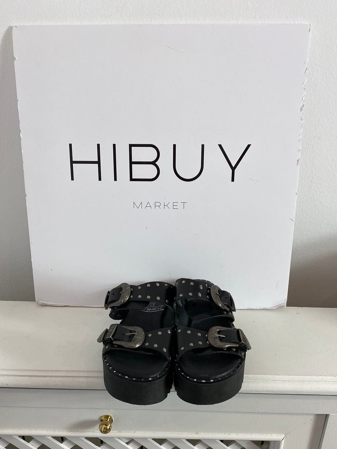 COOLWAY. Sandalias plataforma hebillas. T.37