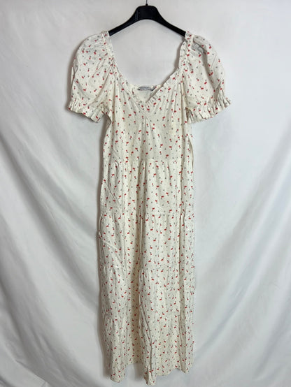 Long floral dress T.xs