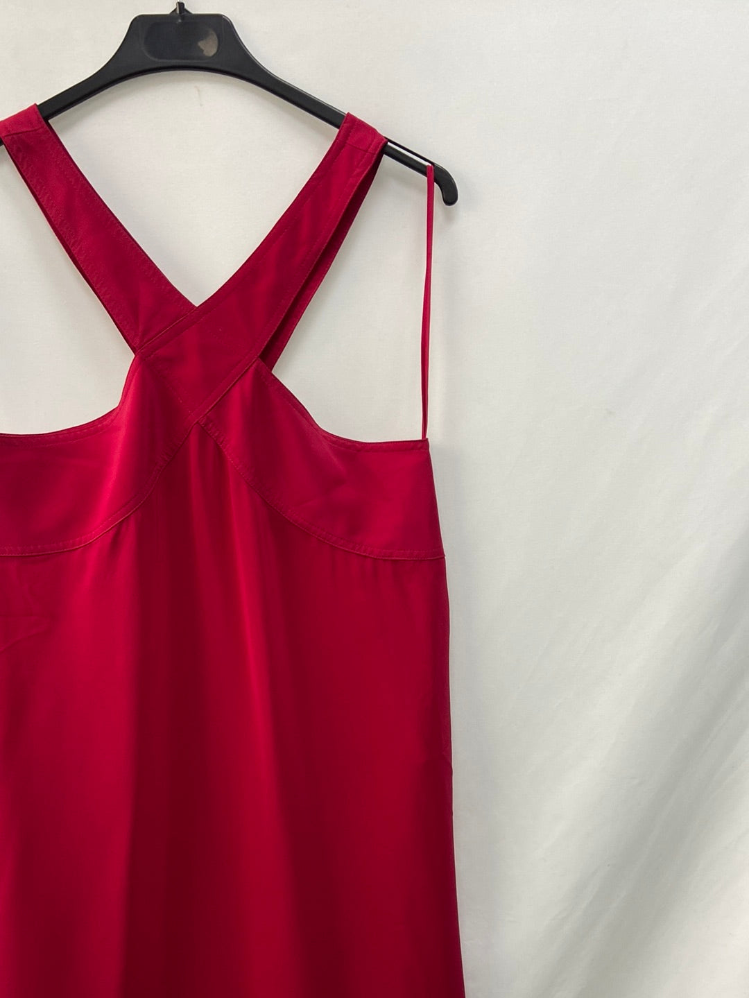 ASPESI.Vestido seda largo buganvilla T.38