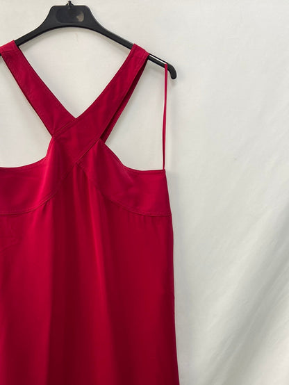 ASPESI.Vestido seda largo buganvilla T.38