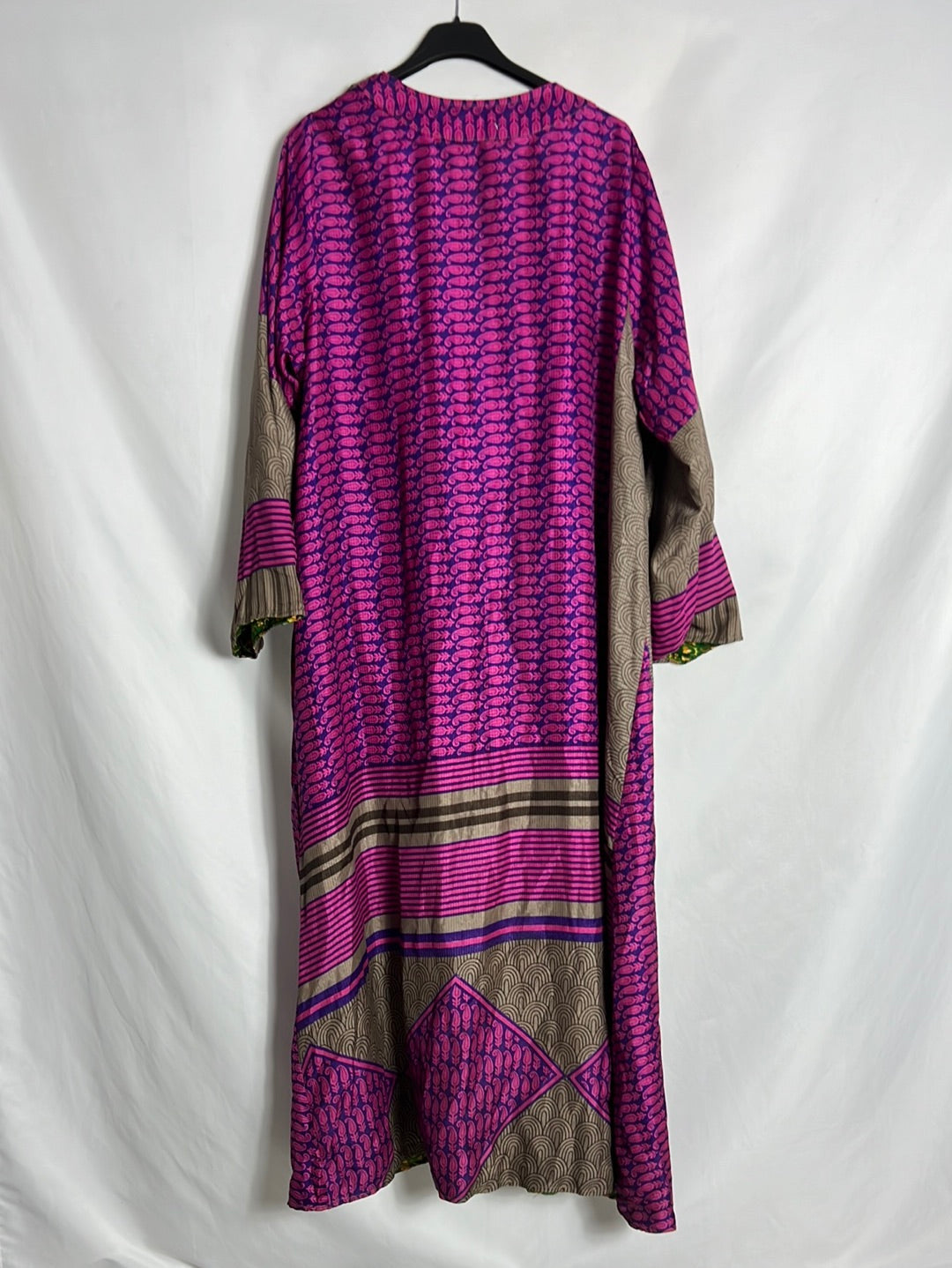 BASYCO. Reversible flowing kimono TU(m/l)