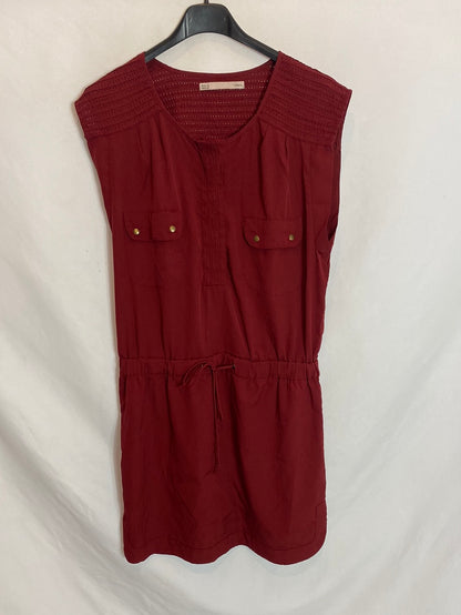 SFERA. Short dress with adjustable waist. TM