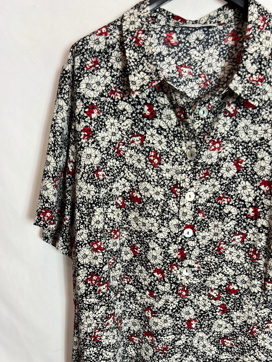 VIOLETA BY MANGO. Vestido midi flores fluido. T XL