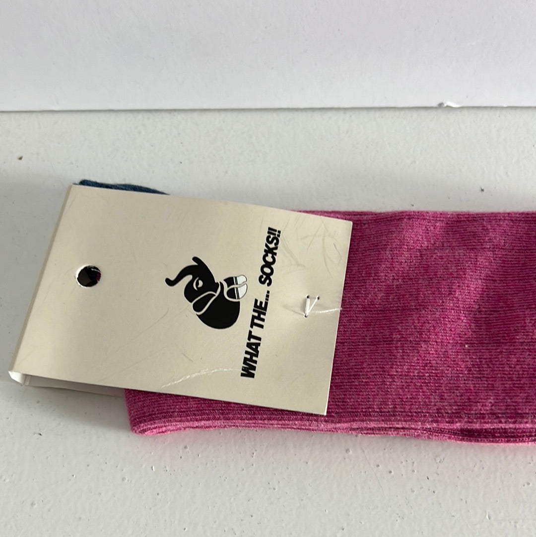 WHAT THE...SOCKS! Calcetines rosas y azules. T 35-39