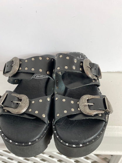 COOLWAY. Sandalias plataforma hebillas. T.37