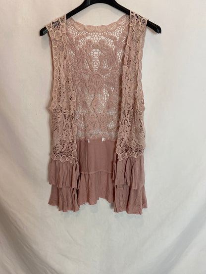 OTROS. Chaleco de encaje con volantes. T.M