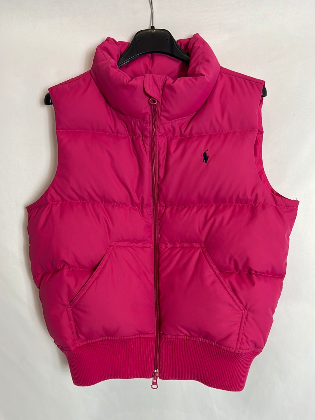 RALPH LAUREN. Pink sleeveless feathers. T XL (S)