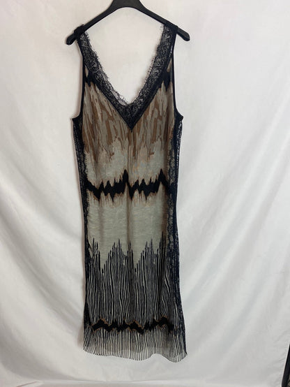 ZARA. TS midi slip dress