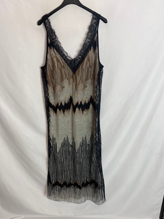 ZARA. TS midi slip dress