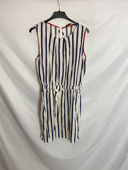 ZARA. Striped dress with adjustable waist. TS 
