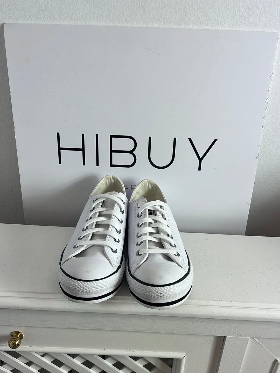 CONVERSE. Zapatillas blanca piel T.37