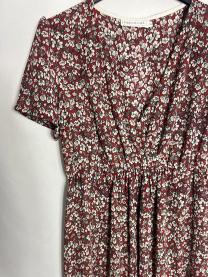 PARAMAMÁ. Long flowing floral dress. TS