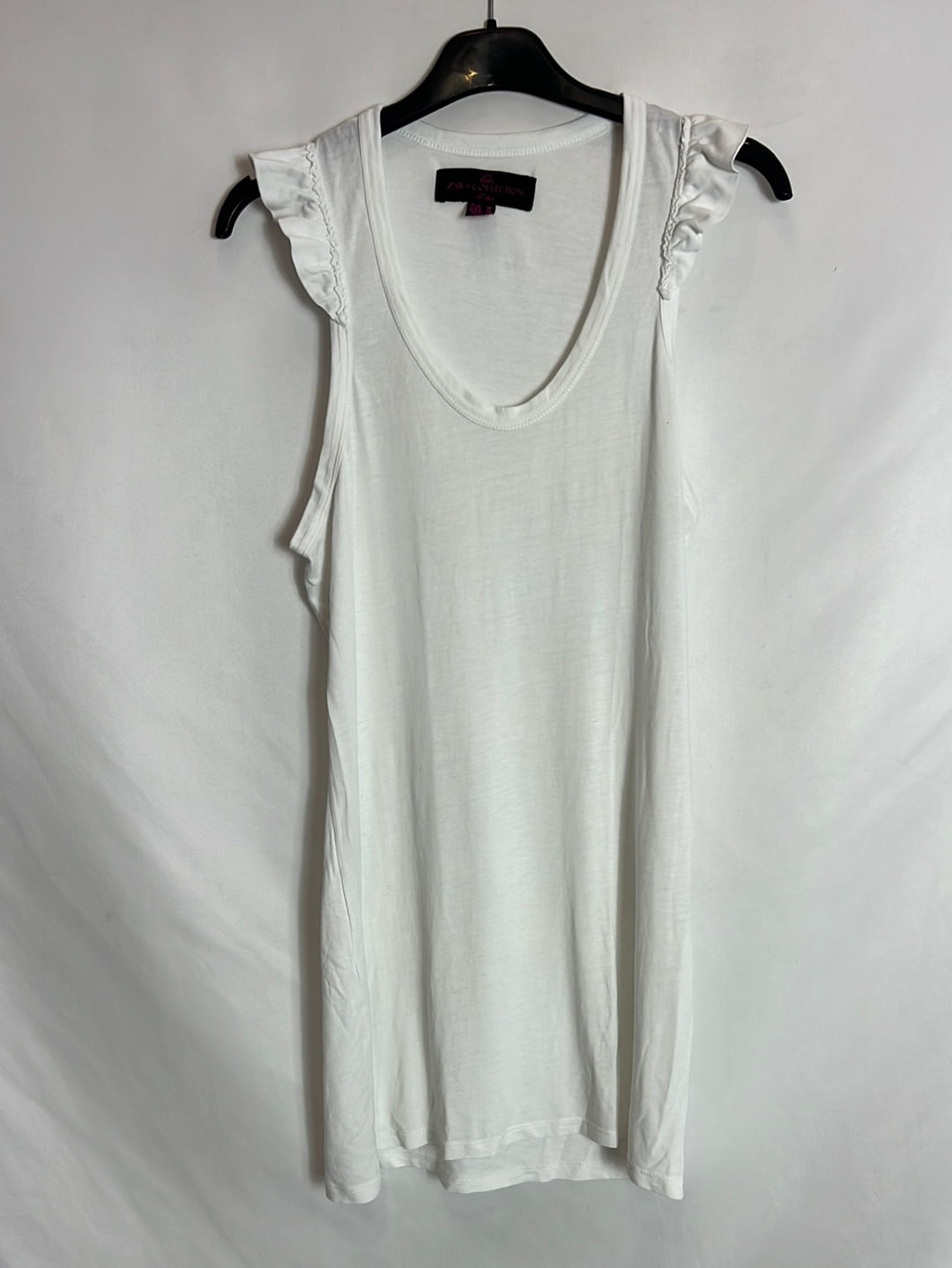 ZARA. Long white strappy top. TM