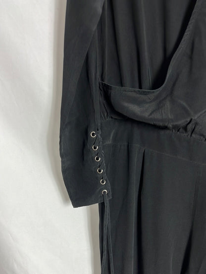 BELAIR. Mono largo azul oscuro fluido. T 1 (S)