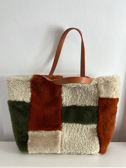 OTRAS. Bolso shopper pelito