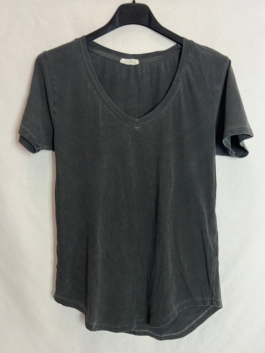 AMERICAN VINTAGE. Distressed gray T-shirt. TS