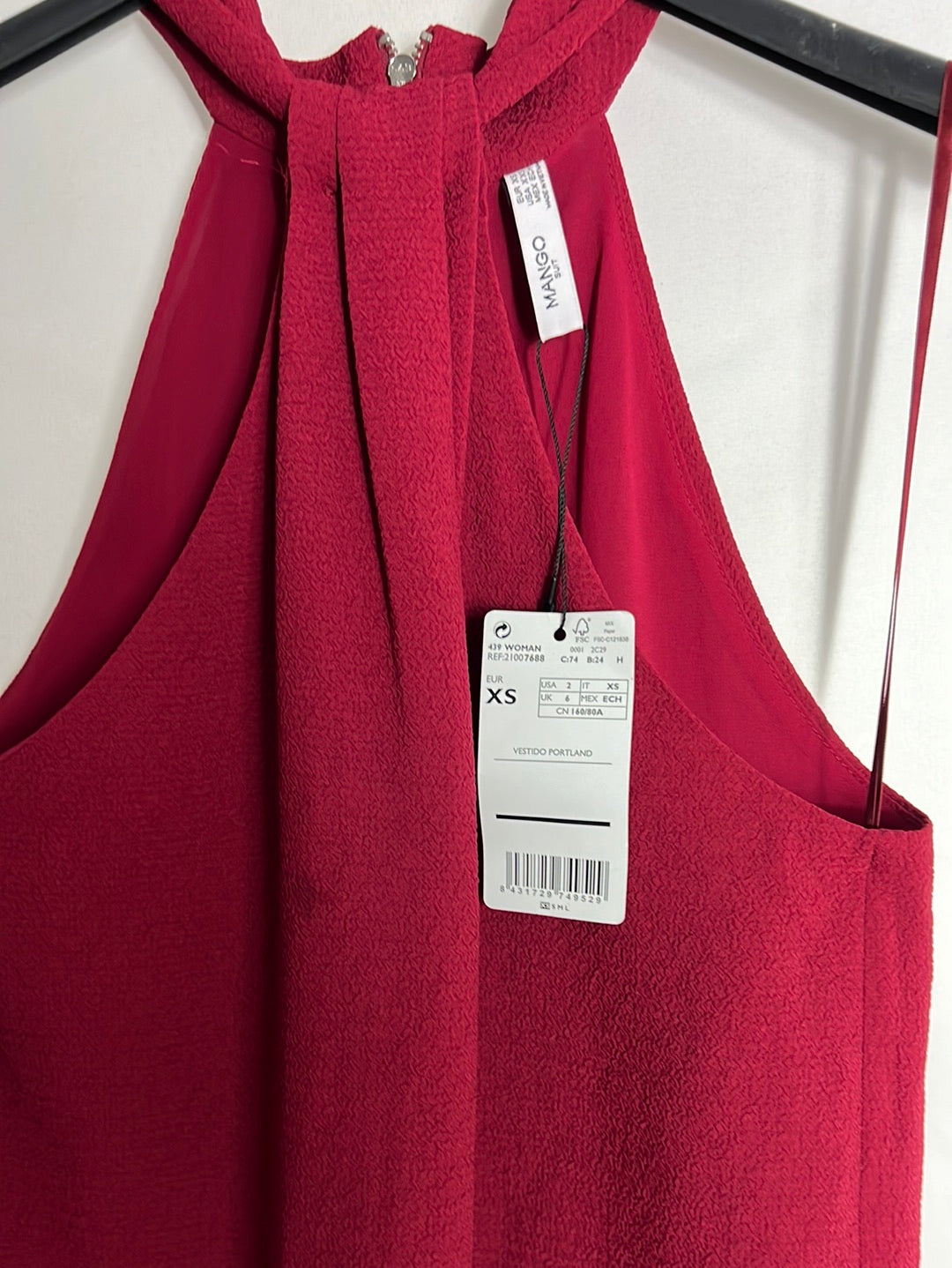 Vestido burdeos halter – Hibuy market