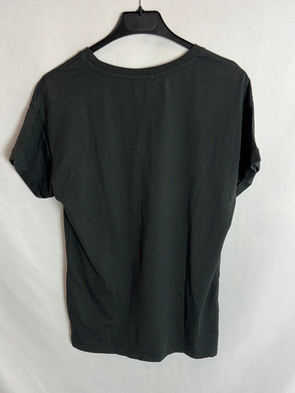 COLORFUL REBEL. Black "danze" t-shirt T.xs