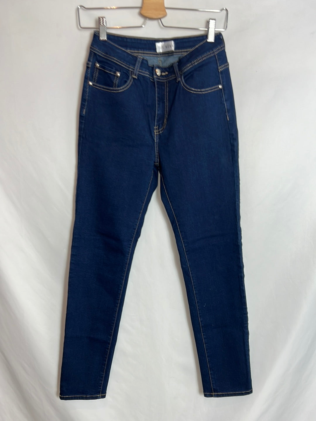 BY MÖMA. Dark skinny denim pants. Size 38
