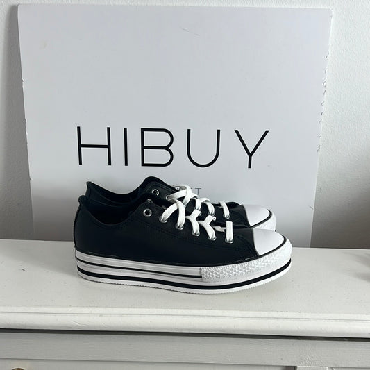 CONVERSE. Zapatillas negras piel T.37